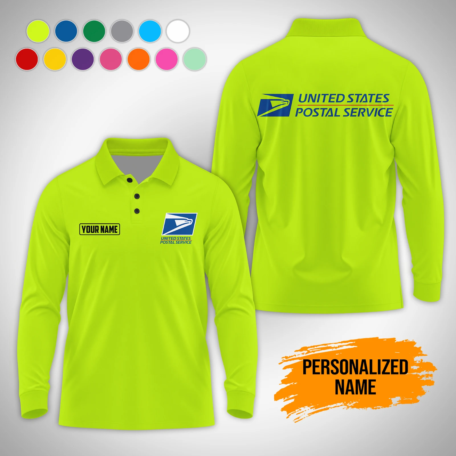 Personalized Name Postal Worker Shirt GL888