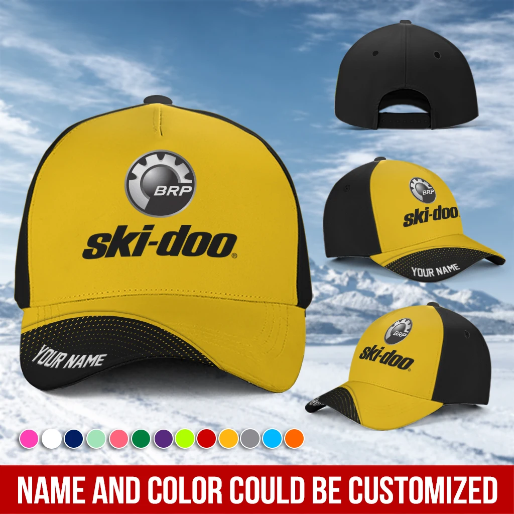 Personalized Name Love Ski Snowmobile Cap PL287