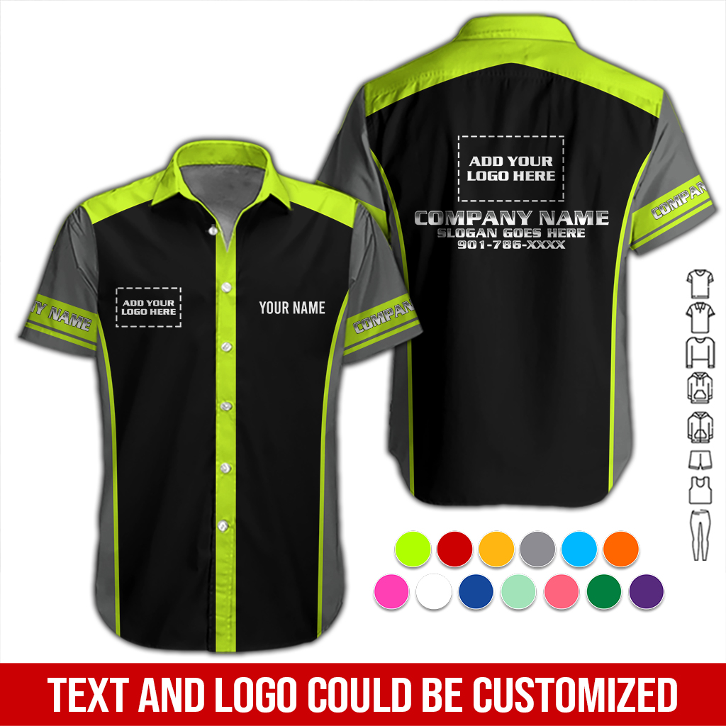 Personalized Work Shirt for Mechanics, Electricians & HVAC DA299
