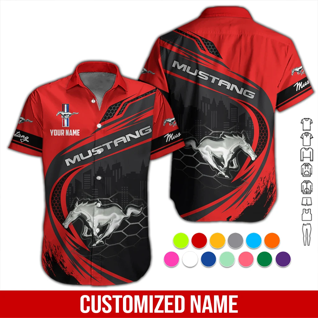 Personalized Name Love Muscle Car FM All Over Printed Clothes  DA708