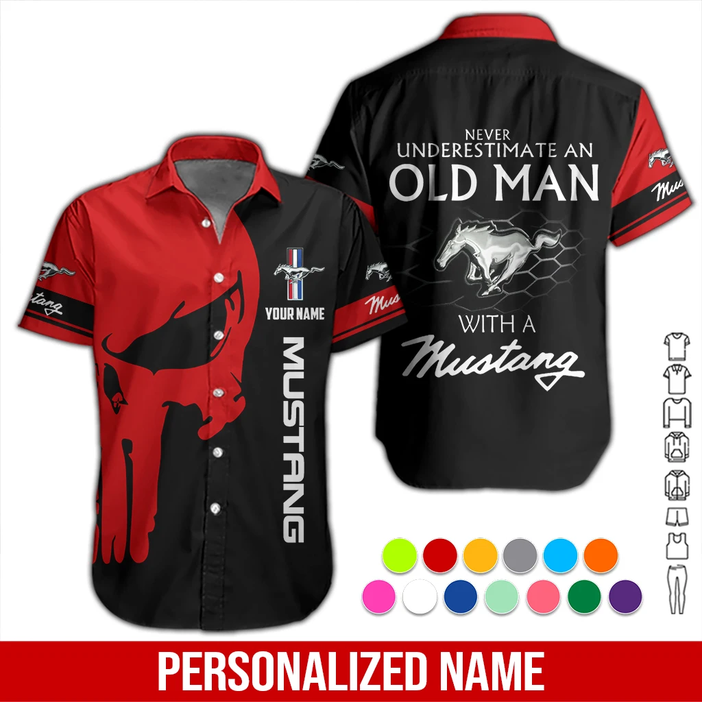 Personalized Name Love Muscle Car FM All Over Printed Clothes DA712